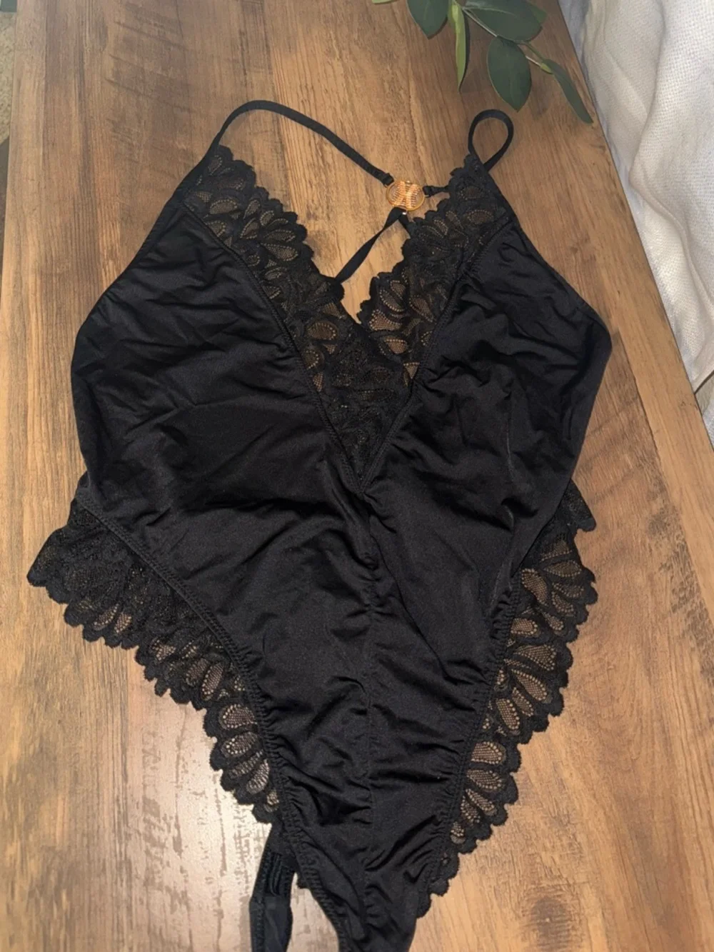 Savage X Fenty NWOT SAVAGE NOT SORRY LACE TEDDY - Picture 3 of 4